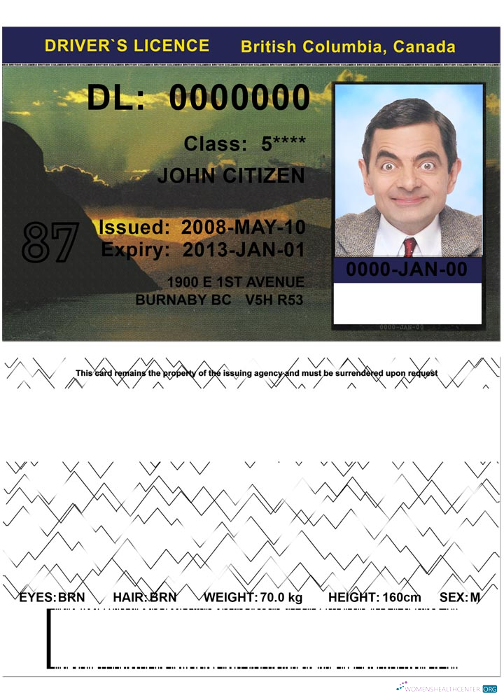 download Canada British Columbia DL, version 2